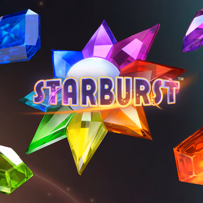 Starburst slot game featuring expanding wilds and vibrant cosmic gems