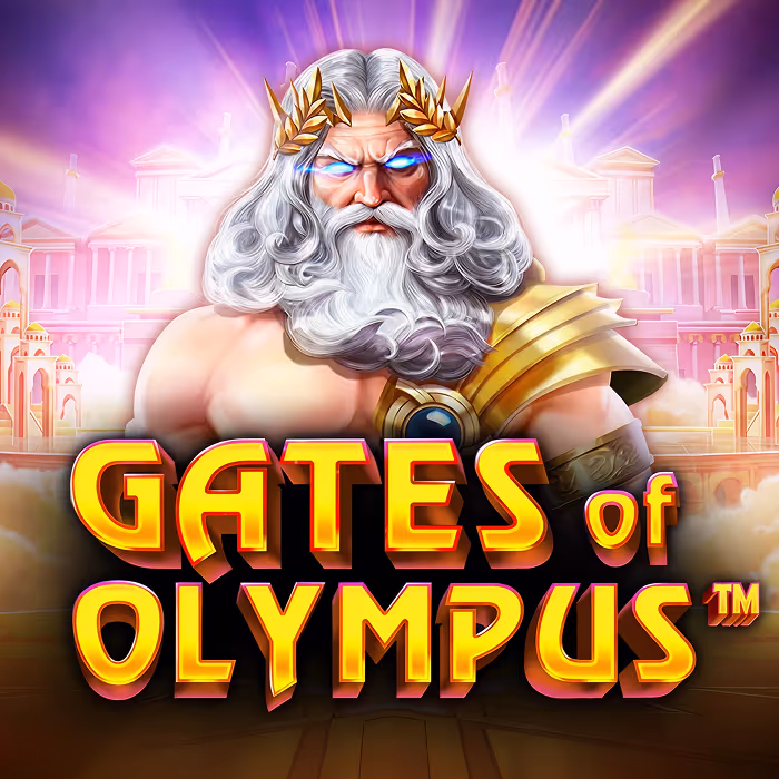 Gates of Olympus mythology-themed slot with tumbling reels and Zeus powers